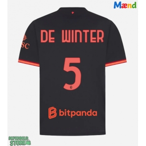 AC Milan Koni De Winter #5 Replika Tredjetrøje 2026-27 Kortærmet